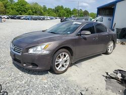 Salvage cars for sale at Mebane, NC auction: 2012 Nissan Maxima S