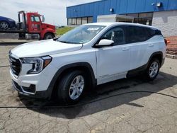 Salvage cars for sale at Woodhaven, MI auction: 2022 GMC Terrain SLE