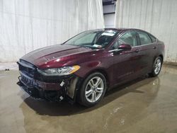 Salvage cars for sale from Copart Central Square, NY: 2018 Ford Fusion SE