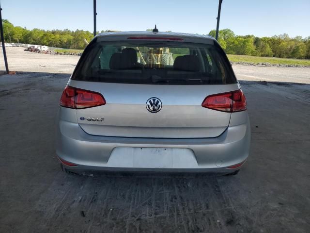 2016 Volkswagen E-GOLF SE