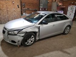 Salvage cars for sale at Ebensburg, PA auction: 2014 Chevrolet Cruze LS