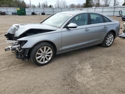Salvage cars for sale at Bowmanville, ON auction: 2015 Audi A6 Premium