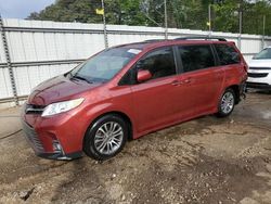 Salvage cars for sale at Austell, GA auction: 2020 Toyota Sienna XLE