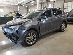 Salvage cars for sale from Copart Blaine, MN: 2016 Toyota Rav4 HV Limited