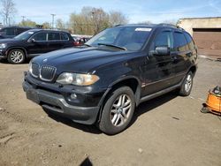 Salvage cars for sale at New Britain, CT auction: 2006 BMW X5 3.0I