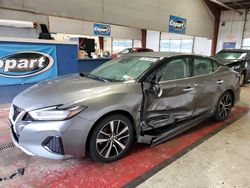 Salvage cars for sale at Angola, NY auction: 2021 Nissan Maxima SV