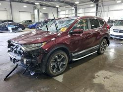 Salvage cars for sale at Ham Lake, MN auction: 2018 Honda CR-V Touring