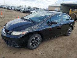 Salvage cars for sale from Copart Brighton, CO: 2015 Honda Civic EX