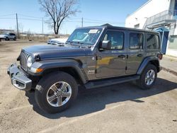 Salvage cars for sale at Montreal Est, QC auction: 2023 Jeep Wrangler Sahara