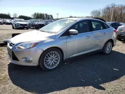 Salvage cars for sale at East Granby, CT auction: 2012 Ford Focus SEL