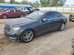 Salvage cars for sale at Wichita, KS auction: 2014 Mercedes-Benz C 250