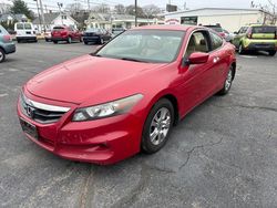 Salvage cars for sale from Copart Mendon, MA: 2012 Honda Accord EXL
