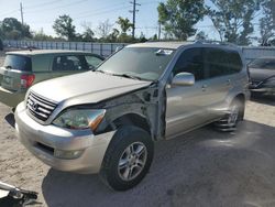 Salvage cars for sale from Copart Riverview, FL: 2006 Lexus GX 470