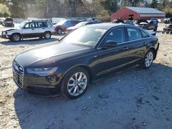 Salvage cars for sale from Copart Mendon, MA: 2018 Audi A6 Premium Plus