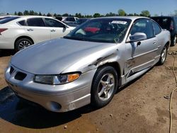 Salvage cars for sale from Copart Elgin, IL: 2002 Pontiac Grand Prix GTP
