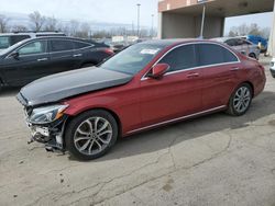 Salvage cars for sale at Fort Wayne, IN auction: 2017 Mercedes-Benz C 300 4matic