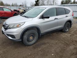 Salvage cars for sale at Bowmanville, ON auction: 2016 Honda CR-V LX