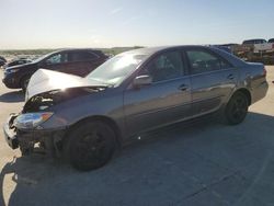 Salvage cars for sale at Grand Prairie, TX auction: 2005 Toyota Camry LE