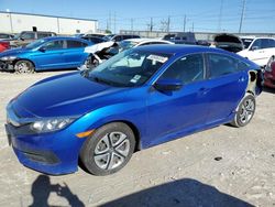 Salvage cars for sale from Copart Haslet, TX: 2018 Honda Civic LX