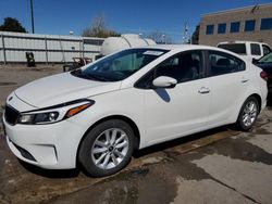 KIA Forte salvage cars for sale: 2017 KIA Forte LX