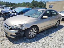 Salvage cars for sale at Ellenwood, GA auction: 2007 Honda Accord EX