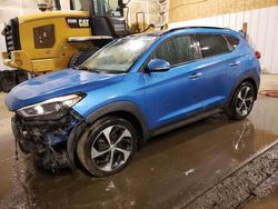 Carros salvage a la venta en subasta: 2016 Hyundai Tucson Limited