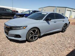 Salvage cars for sale at Phoenix, AZ auction: 2022 Honda Accord Sport