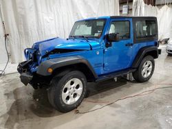 Salvage cars for sale from Copart Leroy, NY: 2016 Jeep Wrangler Sport
