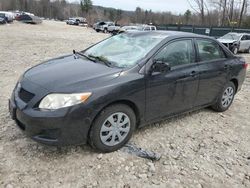 Salvage cars for sale at Candia, NH auction: 2009 Toyota Corolla Base