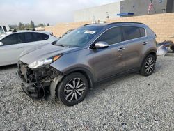 Salvage cars for sale at Mentone, CA auction: 2019 KIA Sportage EX