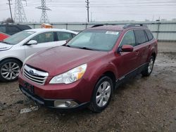 Salvage cars for sale from Copart Elgin, IL: 2012 Subaru Outback 2.5I Premium