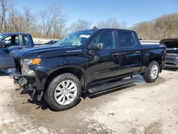 Vehiculos salvage en venta de Copart Ellwood City, PA: 2021 Chevrolet Silverado K1500 Custom