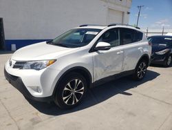 Salvage cars for sale at Farr West, UT auction: 2015 Toyota Rav4 Limited