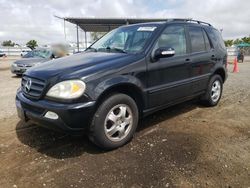 Mercedes-Benz salvage cars for sale: 2004 Mercedes-Benz ML 350