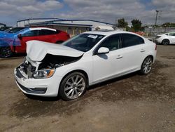 Salvage cars for sale from Copart San Diego, CA: 2017 Volvo S60 Premier