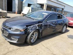 Salvage cars for sale at New Britain, CT auction: 2017 Chevrolet Malibu LT