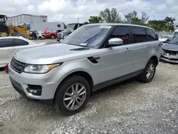 Salvage cars for sale from Copart Opa Locka, FL: 2016 Land Rover Range Rover Sport SE