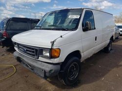 Salvage cars for sale from Copart Elgin, IL: 2007 Ford Econoline E250 Van