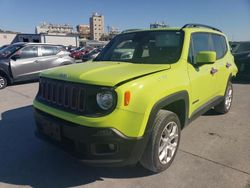 Salvage cars for sale from Copart New Orleans, LA: 2018 Jeep Renegade Latitude