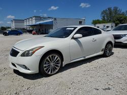 Salvage cars for sale from Copart Opa Locka, FL: 2012 Infiniti G37