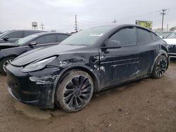 Salvage cars for sale from Copart Chicago Heights, IL: 2022 Tesla Model Y