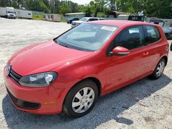 Salvage cars for sale from Copart Fairburn, GA: 2011 Volkswagen Golf