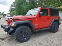 Salvage cars for sale from Copart Knightdale, NC: 2018 Jeep Wrangler Sport