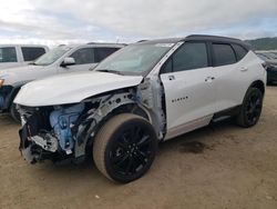 Salvage cars for sale at San Martin, CA auction: 2022 Chevrolet Blazer RS