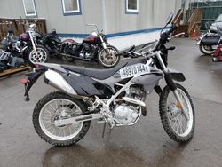 Salvage motorcycles for sale at Duryea, PA auction: 2023 Kawasaki KLX230 M