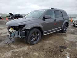 Salvage cars for sale at Mcfarland, WI auction: 2018 Dodge Journey Crossroad