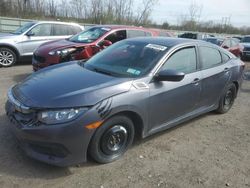 Salvage cars for sale from Copart Leroy, NY: 2017 Honda Civic LX
