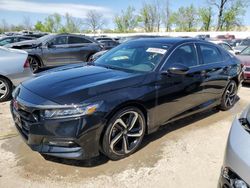 Vehiculos salvage en venta de Copart Bridgeton, MO: 2018 Honda Accord Sport