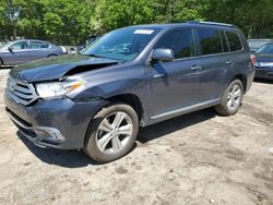 Salvage cars for sale from Copart Austell, GA: 2013 Toyota Highlander Limited