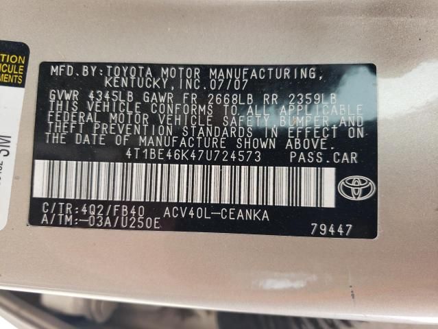 2007 Toyota Camry CE